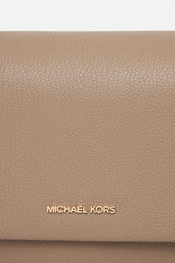 Kožna torba MICHAEL Michael Kors NESSA bež 30T5G8ZM1L