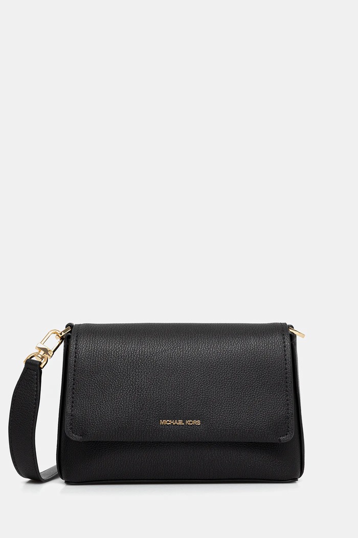 MICHAEL Michael Kors torebka skórzana NESSA skóra licowa czarny 30T5G8ZM1L