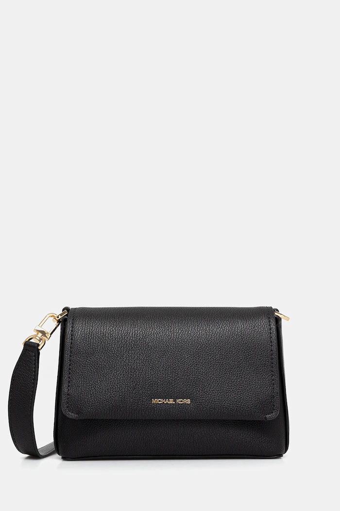 MICHAEL Michael Kors torebka skórzana NESSA skóra licowa czarny 30T5G8ZM1L