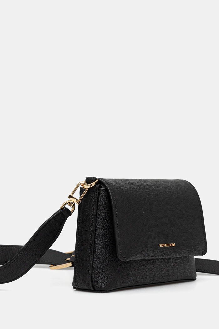 MICHAEL Michael Kors torebka skórzana NESSA 30T5G8ZM1L czarny AW25
