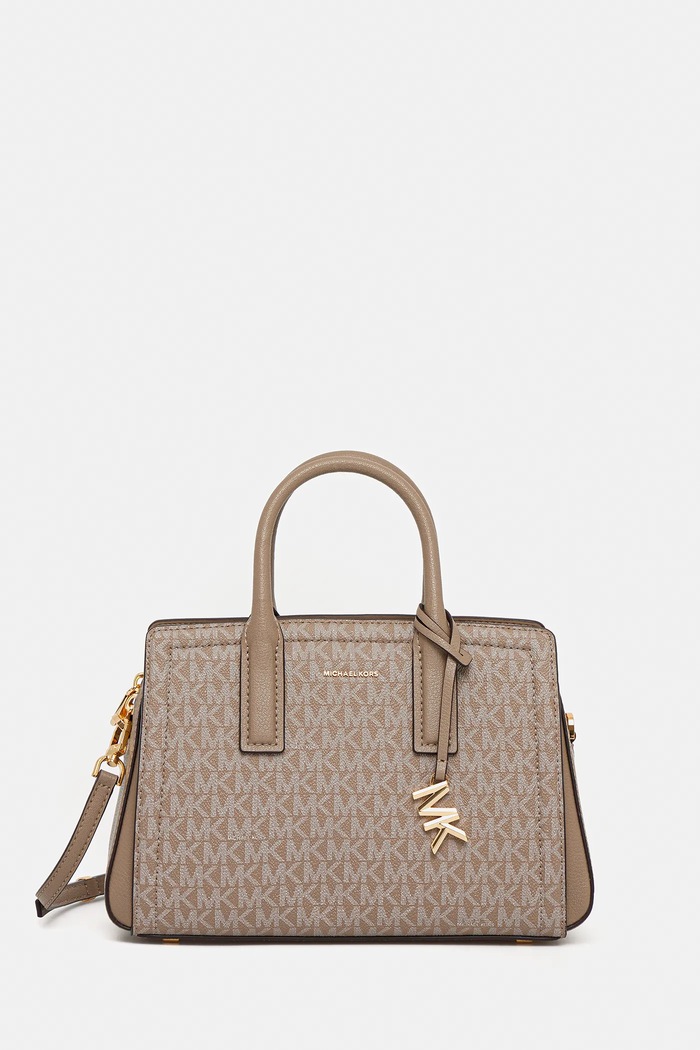 Torba MICHAEL Michael Kors LAILA premalo za format A4 bež 30S5G9IS1V