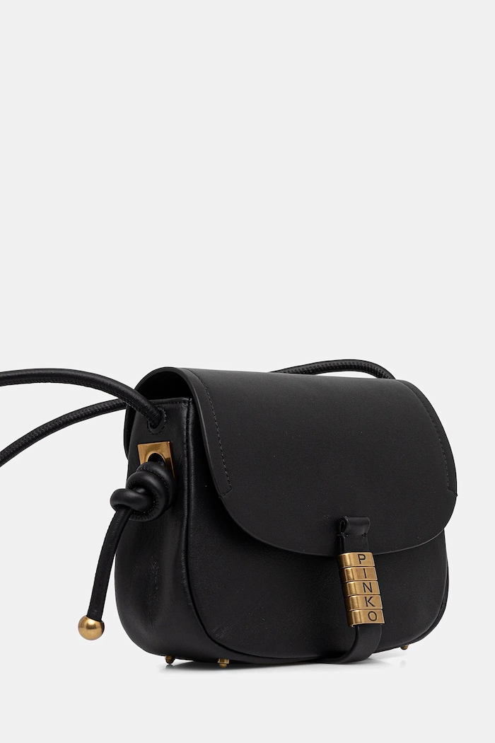Pinko Torebka skórzana 103831.A1ZX czarny AW25