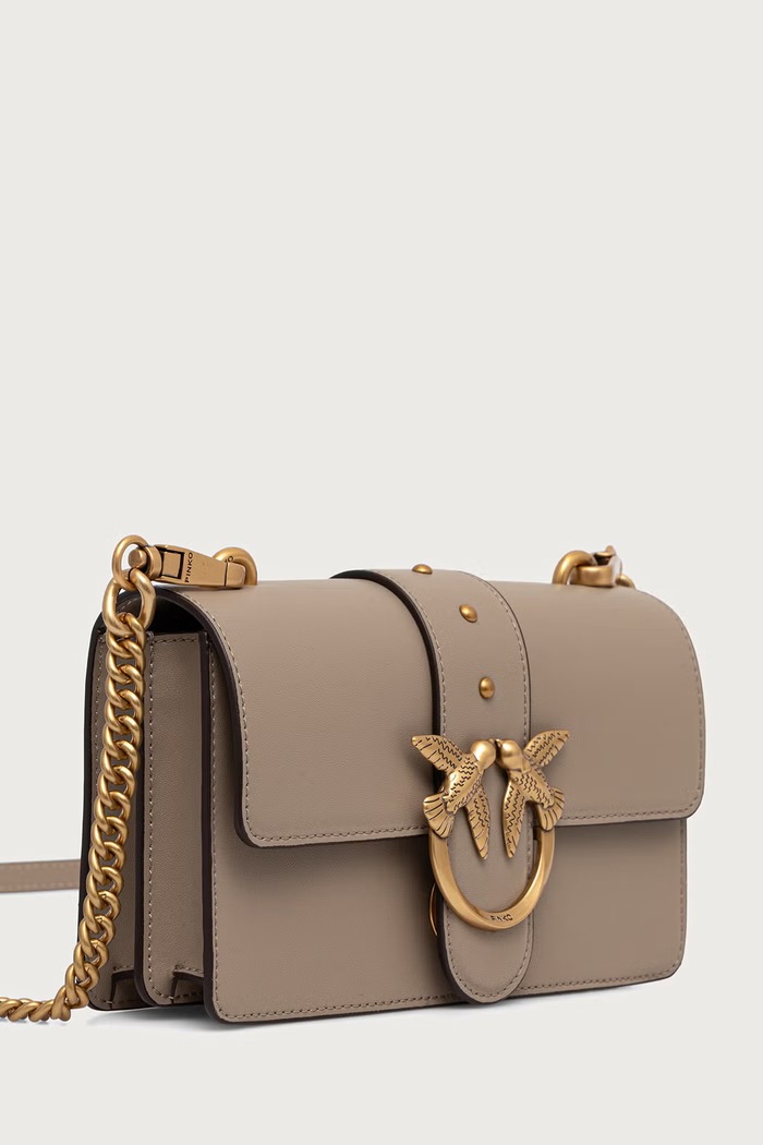 Pinko torebka crossbody damska skórzana 105856.A0F1 beżowy AA00