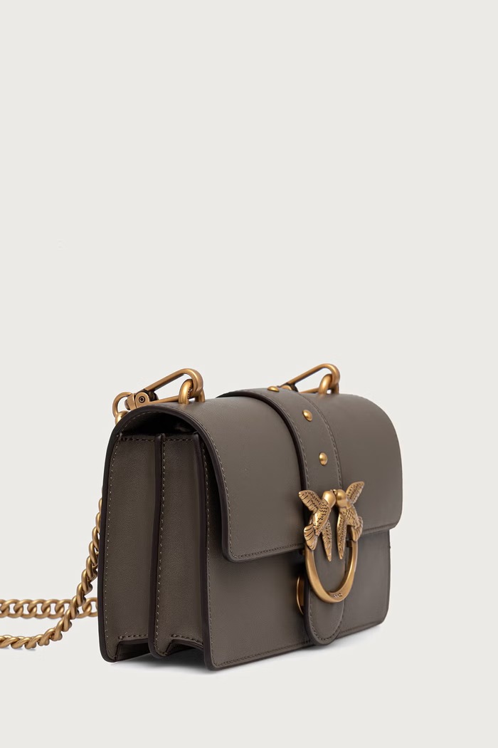 Pinko Torebka crossbody damska skórzana 105856.A0F1 zielony AA00