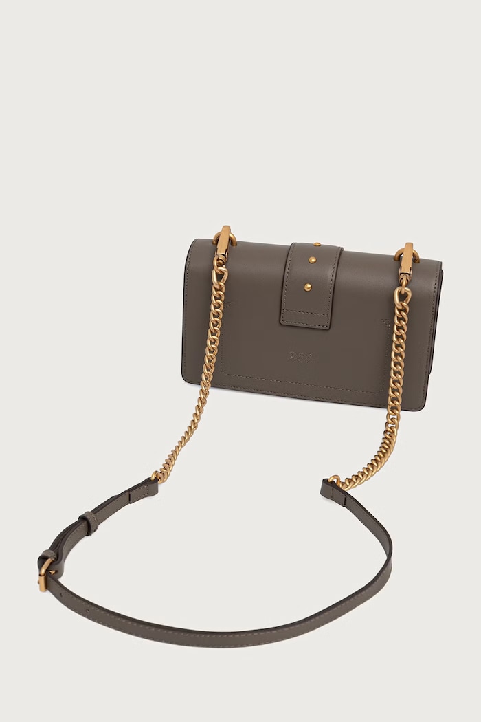 Akcesoria Pinko Torebka crossbody damska skórzana 105856.A0F1 zielony