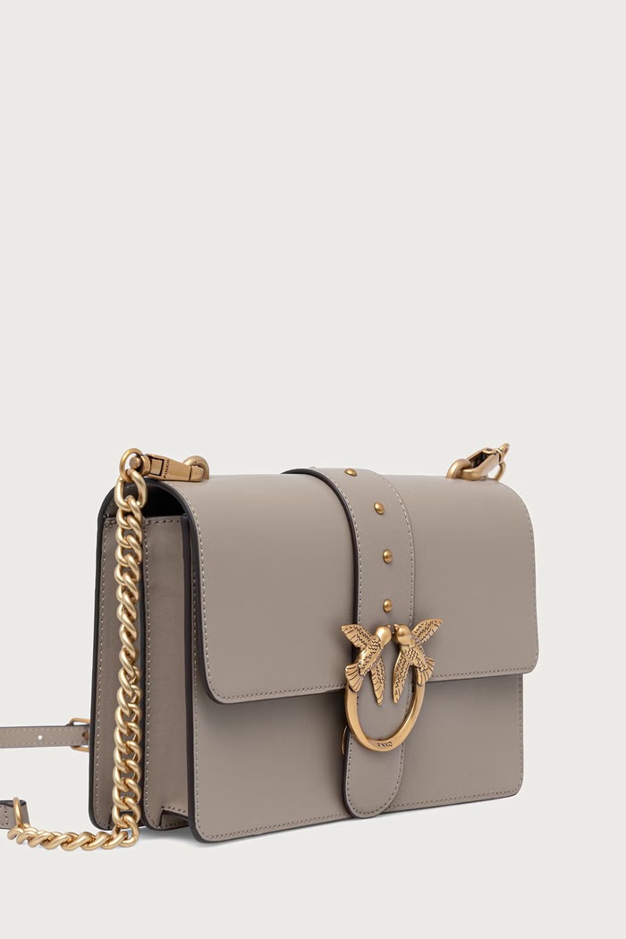 Pinko crossbody kabelka dámska kožená 105857.A0F1 béžová AA00