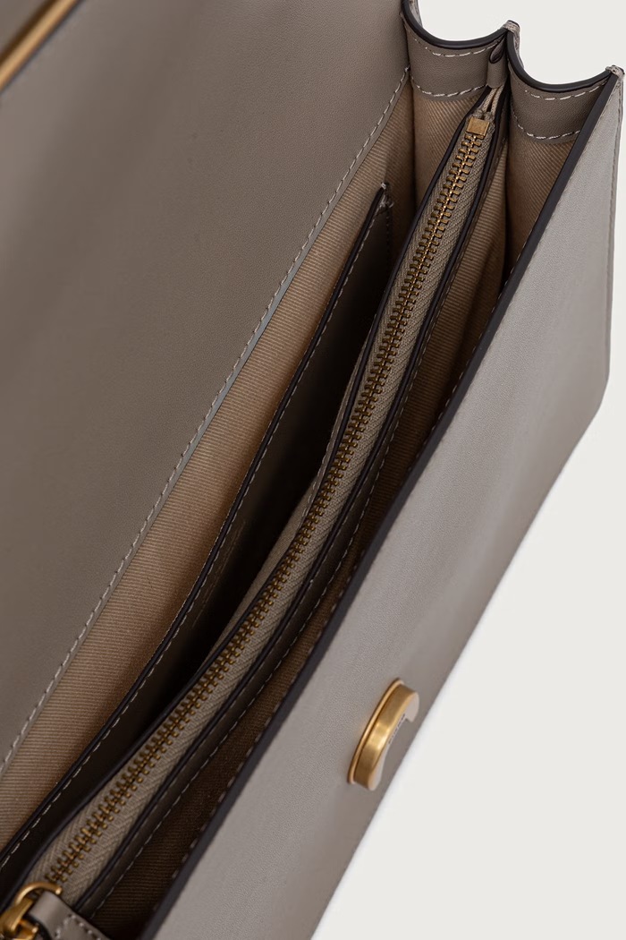 Pinko crossbody kabelka dámska kožená 105857.A0F1 béžová