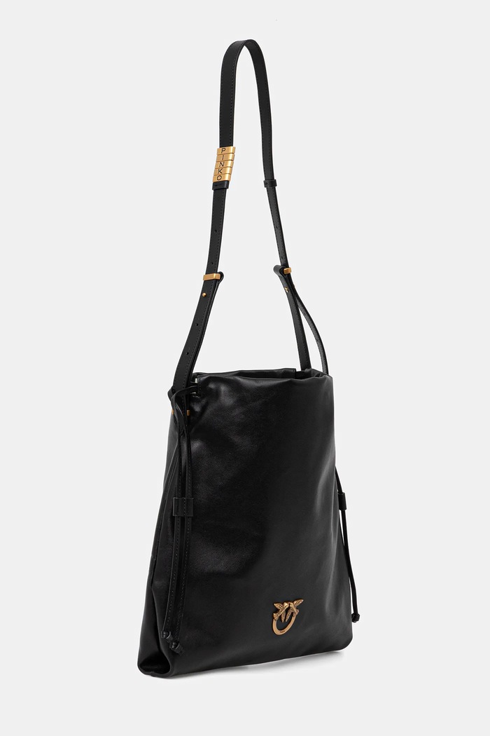Pinko poșetă de piele 104359.A0QO negru AW25