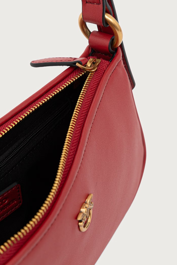 Crossbody kabelka dámská kožená Horizontal Pinko červená 105069.A0QO