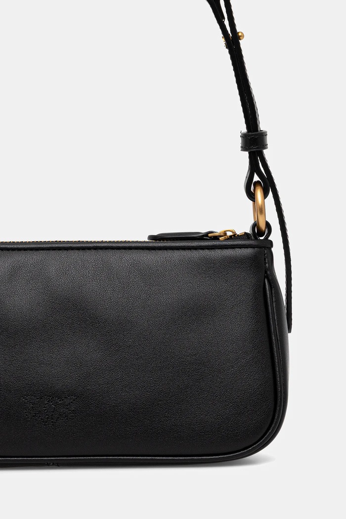 Аксесоари Pinko чанта crossbody дамска от кожа Horizontal 105069.A0QO черен