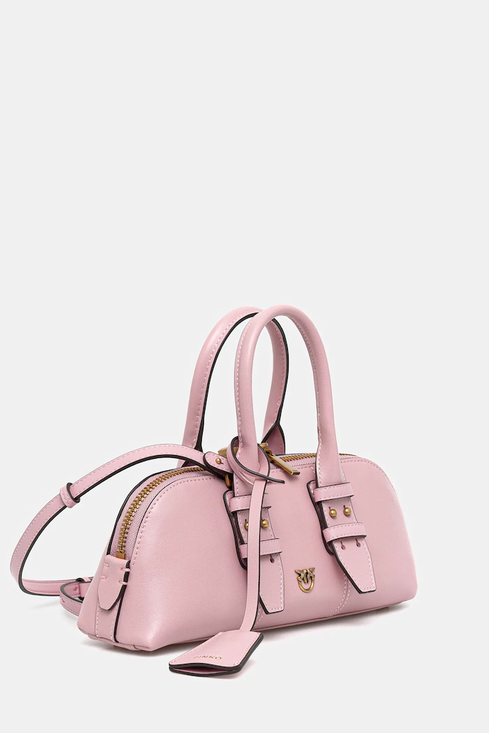 Pinko poșetă de piele Horizontal 105334.A0QO roz AA00