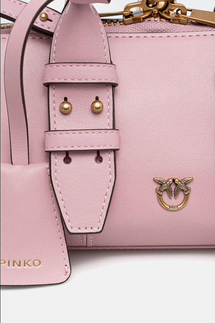Accesorii Pinko poșetă de piele Horizontal 105334.A0QO roz