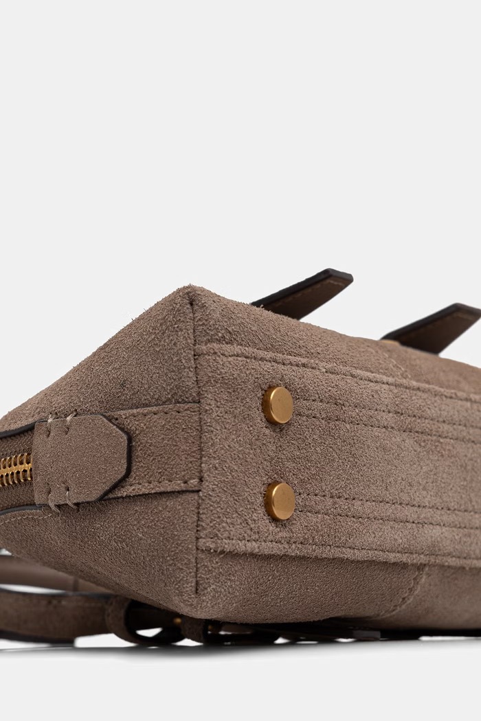 Pinko torebka bagietka damska zamszowa Horizontal 105334.A2JH beżowy