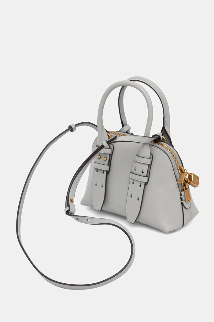 Akcesoria Pinko torebka crossbody damska skórzana 105333.A0QO turkusowy