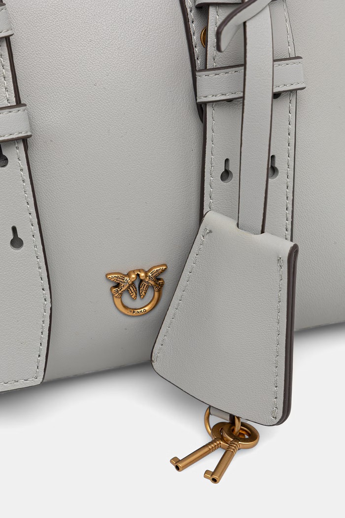 Pinko torebka crossbody damska skórzana 105333.A0QO turkusowy