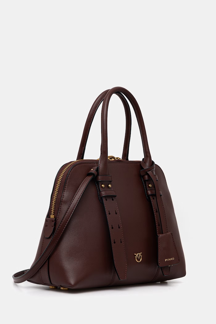 Pinko poșetă de piele 105906.A0QO maro AA00