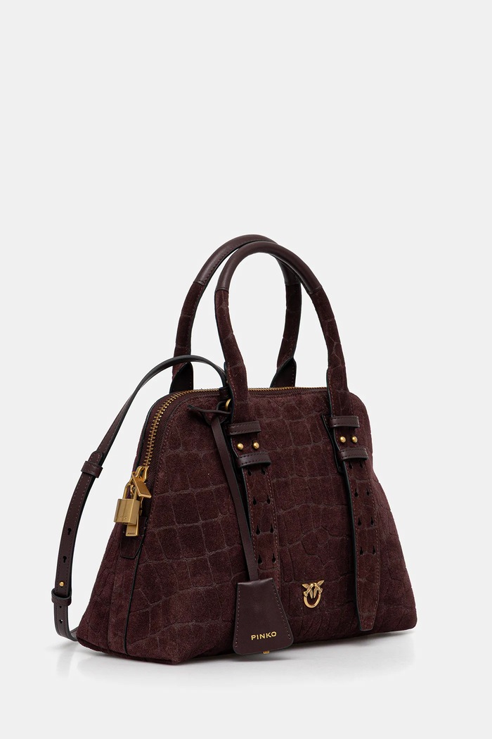 Pinko Τσάντα σουέτ Pinko 105906.A2YW μπορντό AW25