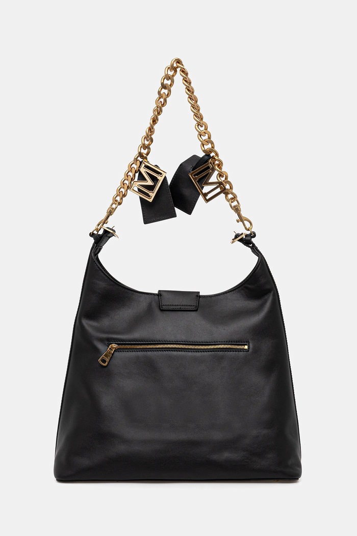 Akcesoria Marciano by Guess torebka skórzana 5YGZ05.7330A czarny
