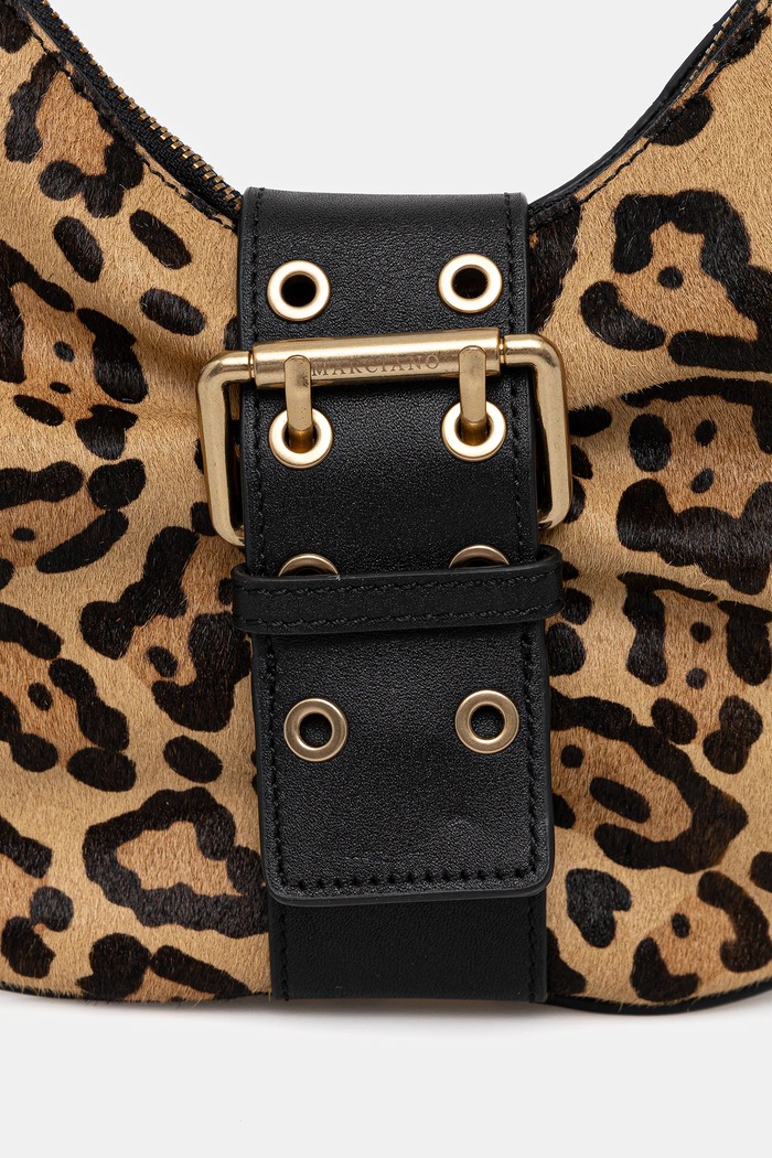 Usnjena torbica Marciano by Guess bež 5YGZ07.7367A