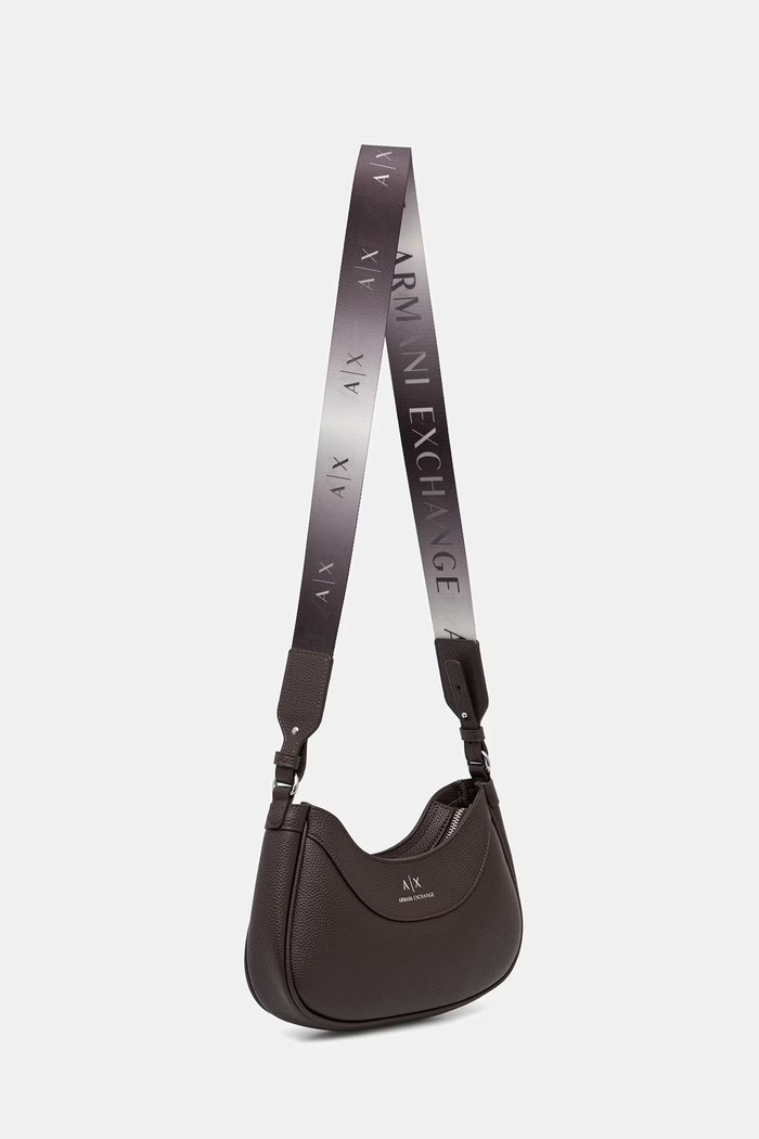 Armani Exchange női műbőr keresztpántos táska 942883.CC783. barna SS26