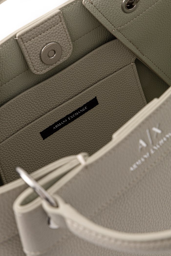 Armani Exchange torebka damska z imitacji skóry 942911.CC783. zielony