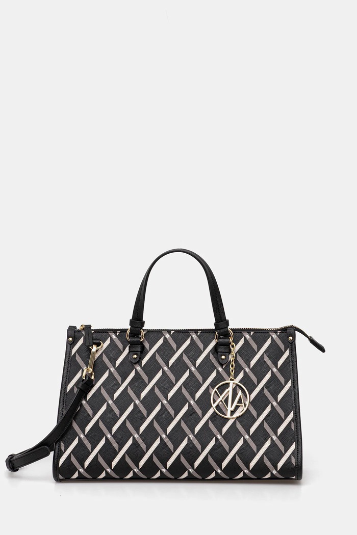 Armani Exchange shopper torba ženska iz umetnega usnja črna XW000400.AF17155