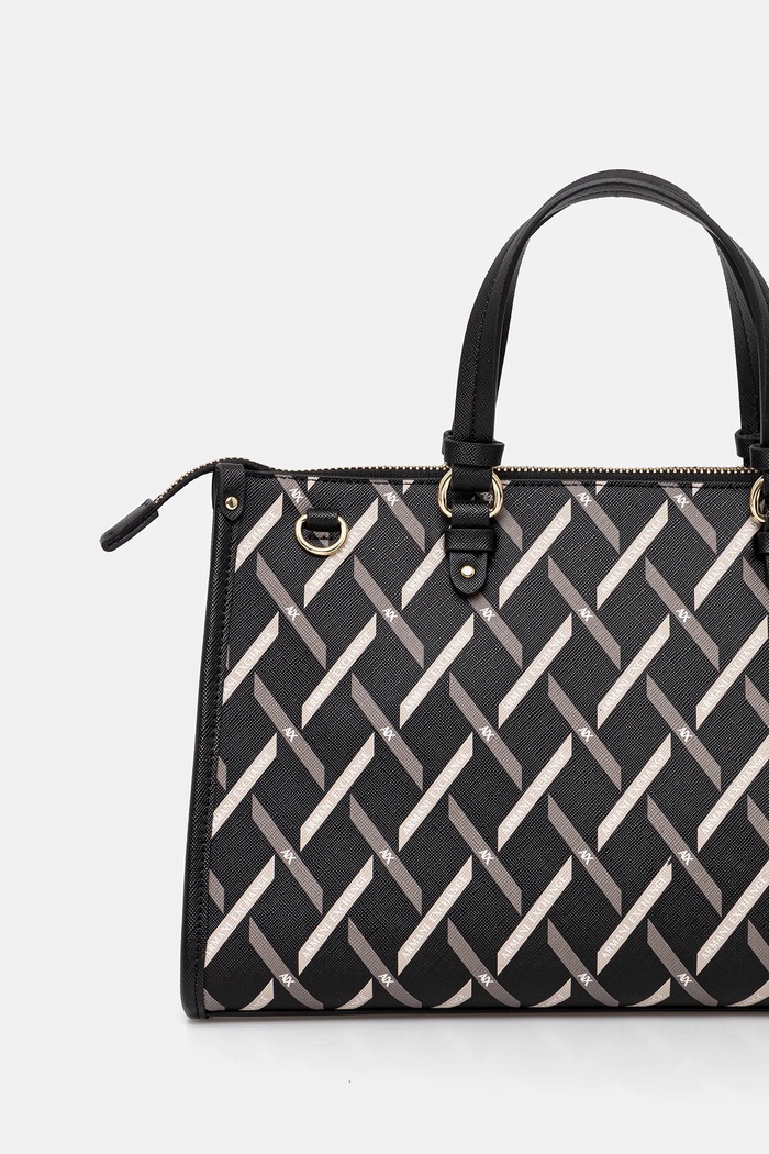 Dodatki Armani Exchange shopper torba ženska iz umetnega usnja XW000400.AF17155 črna