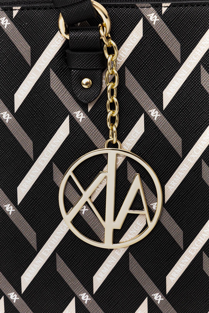 Armani Exchange shopper torba ženska iz umetnega usnja črna XW000400.AF17155