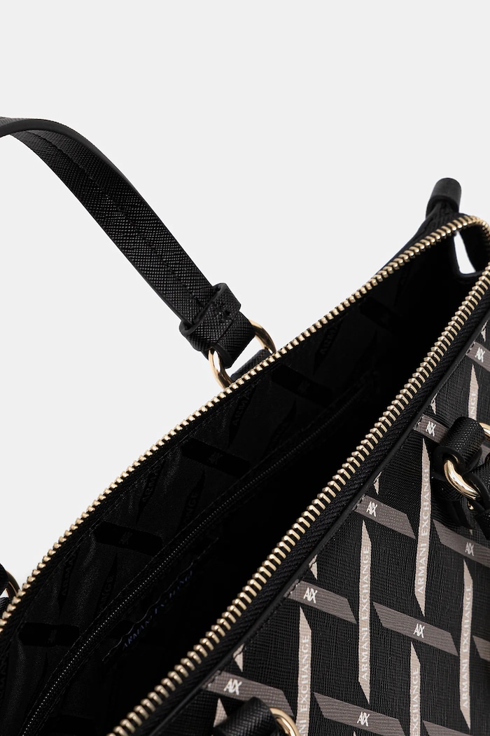 Armani Exchange shopper torba ženska iz umetnega usnja XW000400.AF17155 črna