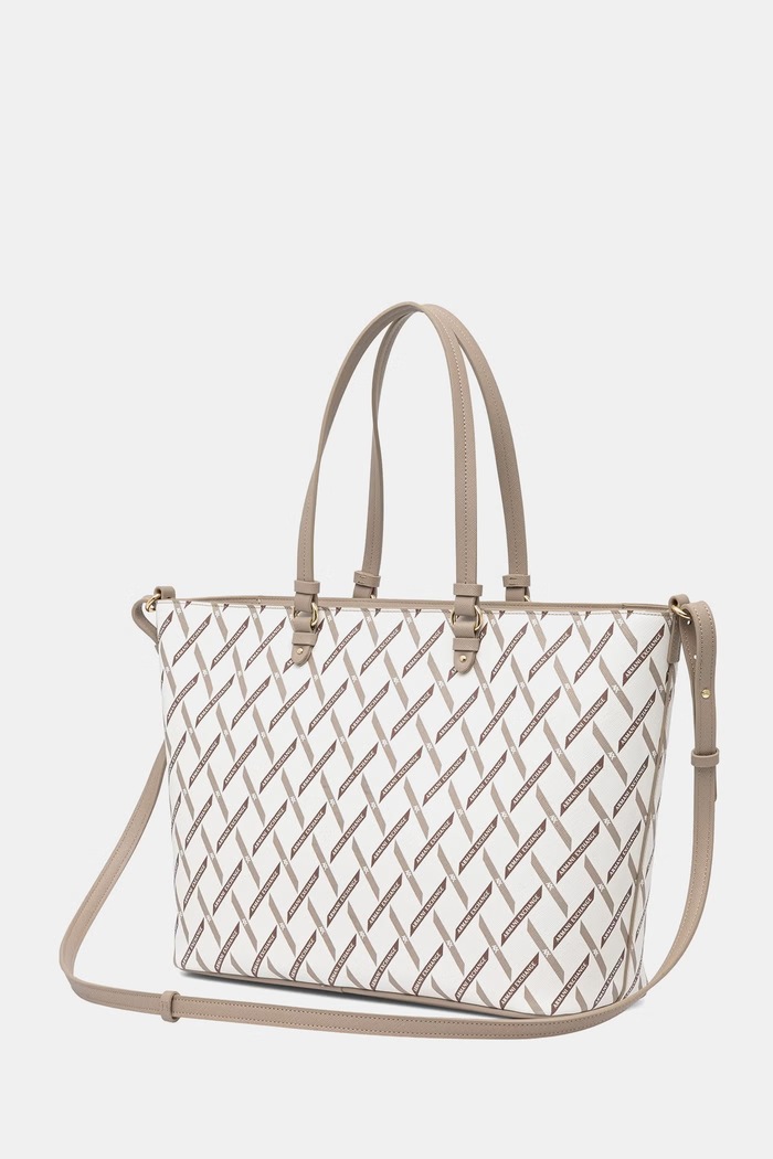 Dodatki Armani Exchange shopper torba ženska iz umetnega usnja XW000926.AF17155 bež
