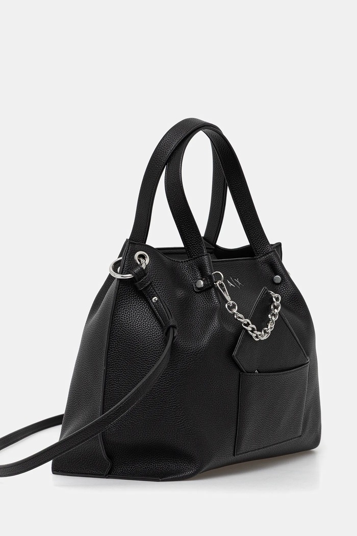 Armani Exchange tote taška dámská z imitace kůže XW001211.AF15625 černá AA00