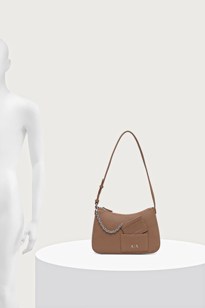Armani Exchange чанта тип хобо дамска от имитация на кожа XW001213.AF15625