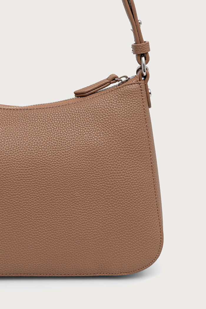 Аксесоари Armani Exchange чанта тип хобо дамска от имитация на кожа XW001213.AF15625 бежов