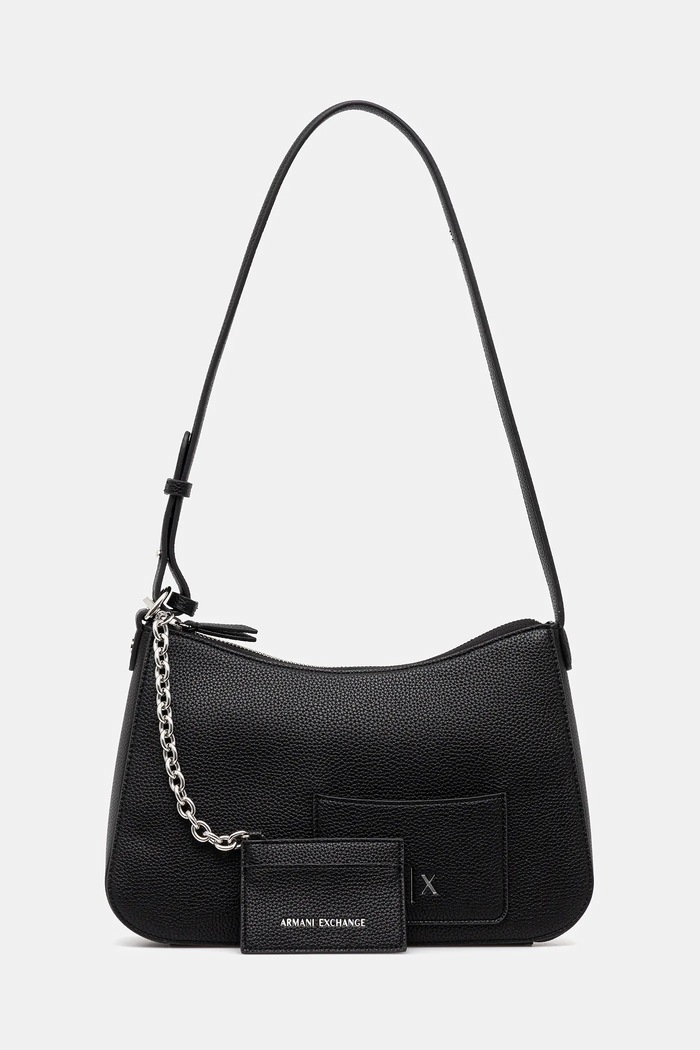 Armani Exchange torebka nadruk czarny XW001213.AF15625