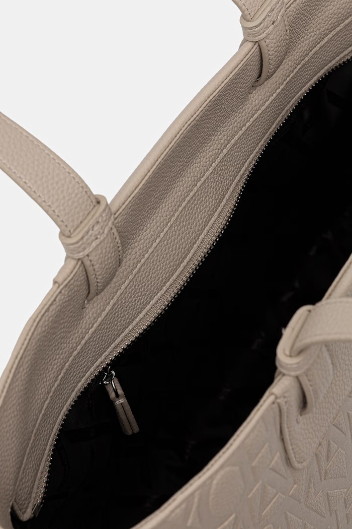 Armani Exchange шопинг чанта дамска от имитация на кожа XW001481.AF15774 бежов