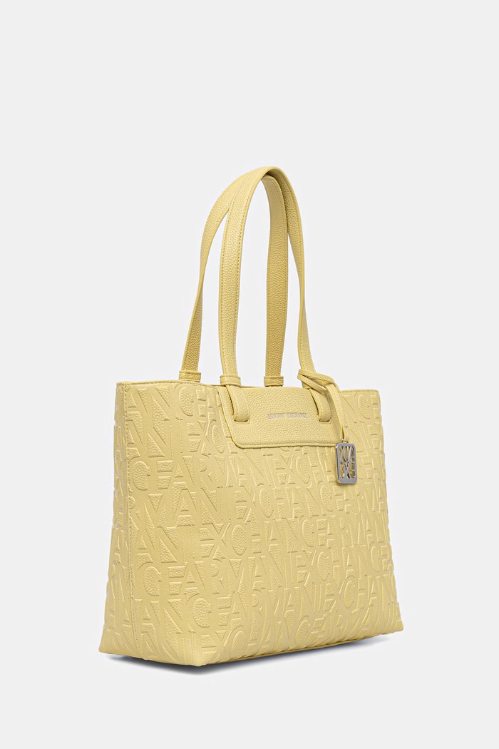 Armani Exchange shopper torba ženska iz umetnega usnja XW001481.AF15774 rumena SS26