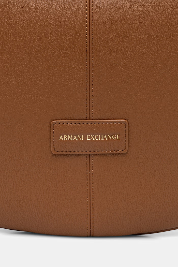 Dodatki Armani Exchange klasična torbica ženska iz umetnega usnja XW001573.AF15632 rjava