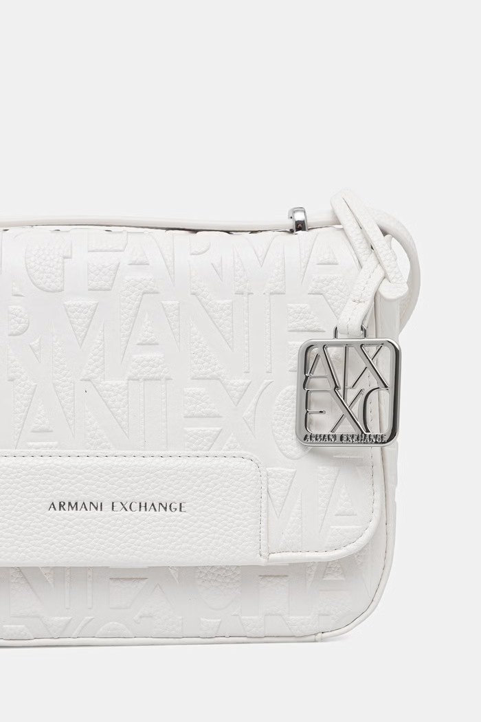 Armani Exchange crossbody torba za žene bijela XW001577.AF15774