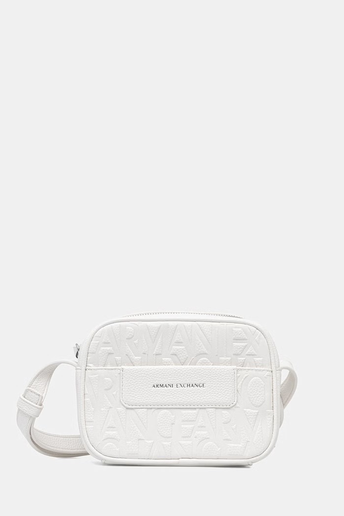 Armani Exchange crossbody torba za žene bijela XW001578.AF15774