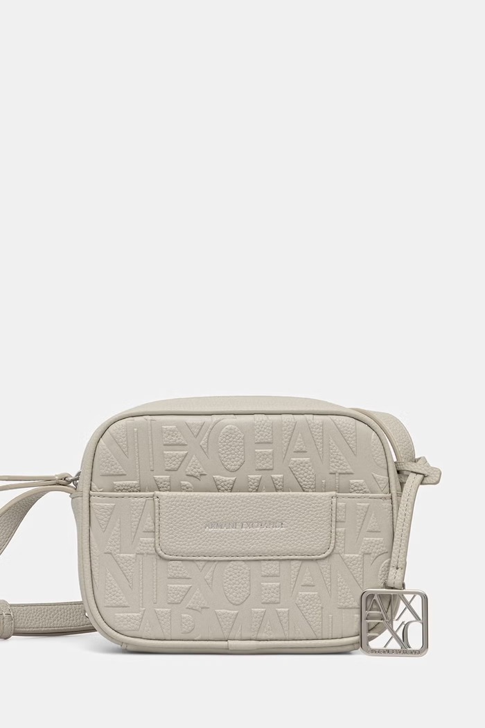 Armani Exchange crossbody torba za žene bež XW001578.AF15774