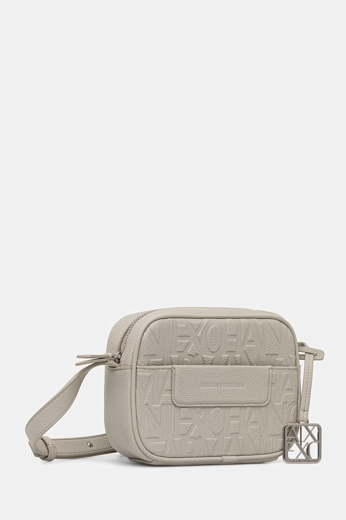 Armani Exchange crossbody torba za žene XW001578.AF15774 bež SS26