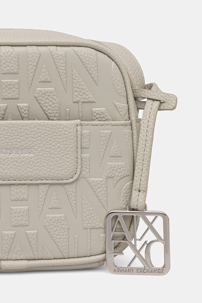 Armani Exchange crossbody torba za žene bež XW001578.AF15774