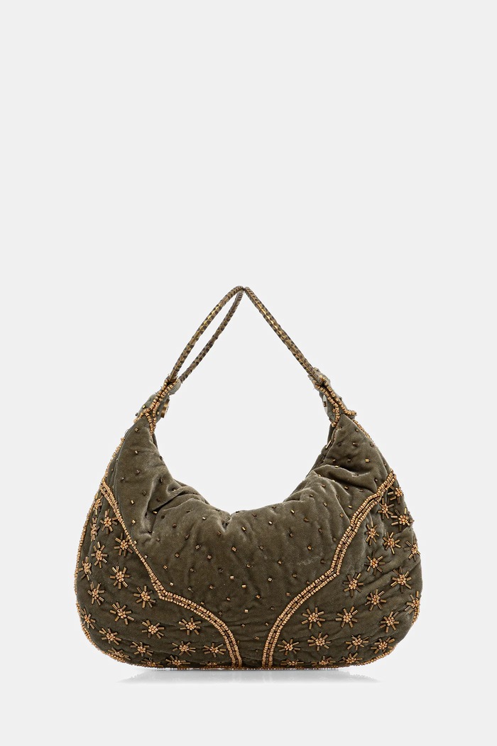 Hoss Intropia pochette stampa all-over verde 2052029