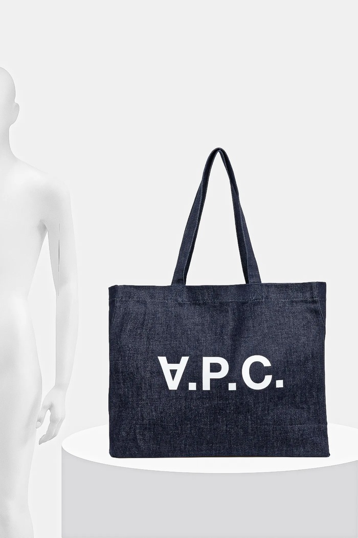 A.P.C. geantă de bumbac shopping daniela COHIZ.M61446