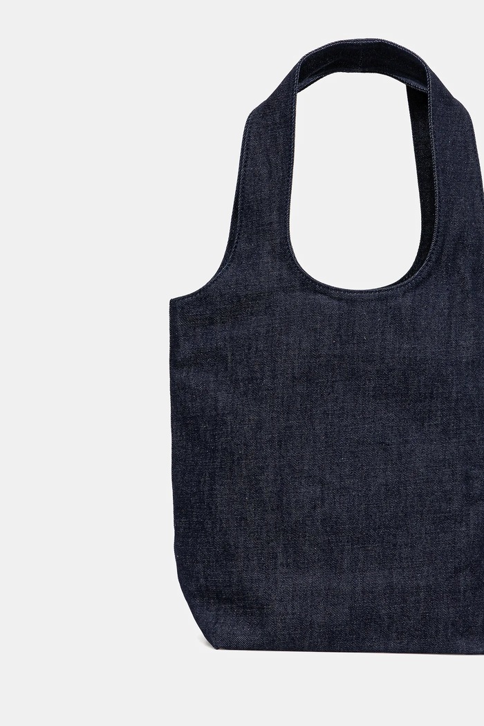 Kiegészítők A.P.C. pamut táska tote ninon small COHIZ.M61861 sötétkék