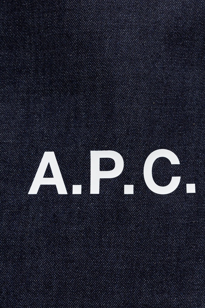 A.P.C. pamut táska tote ninon small sötétkék COHIZ.M61861