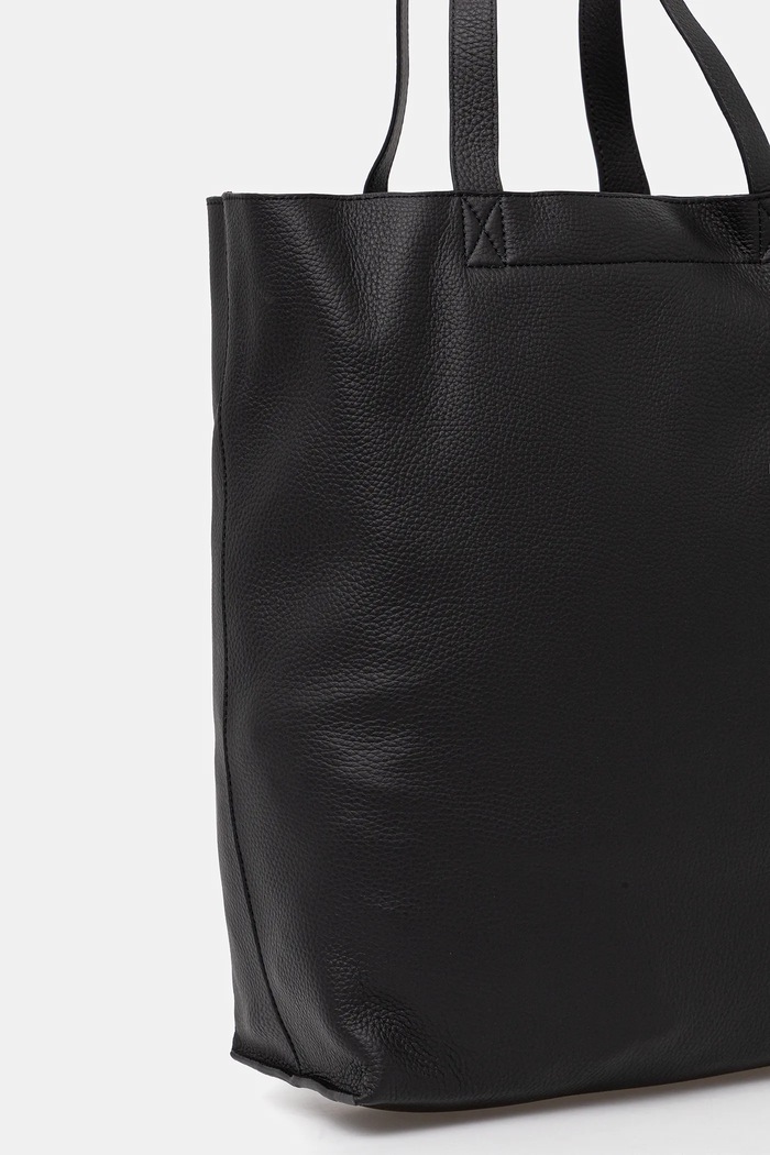 Аксесуари Шкіряна сумочка A.P.C. cabas maiko PXCBC.M61500 чорний