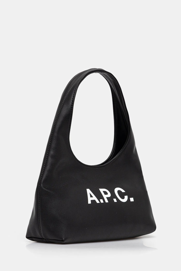 Torba A.P.C. baby ninon shoulder PUAAT.F67027 crna AW25