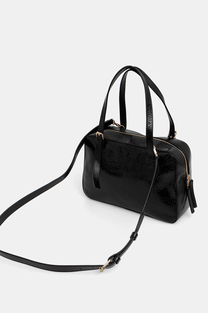 Accesorii A.P.C. Geantă de piele sac virginie box PXCCK.F67017 negru