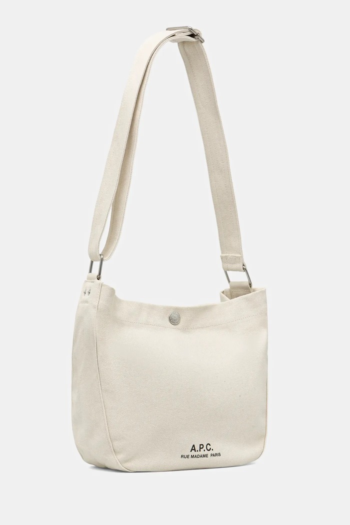 Kabelka A.P.C. besace journal small PSAJZ.M67010 béžová AW25